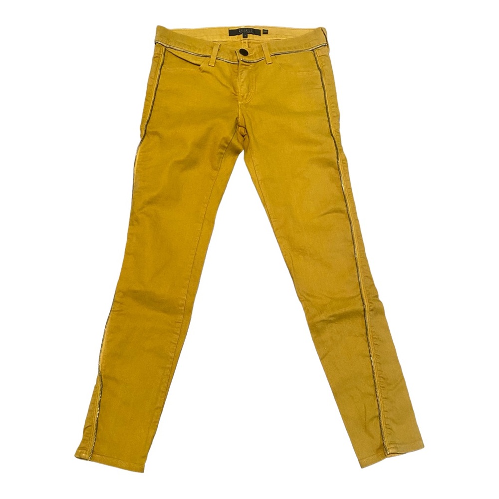 Bird by Juicy Couture Waxed Denim Jeans with Zipper Detail
